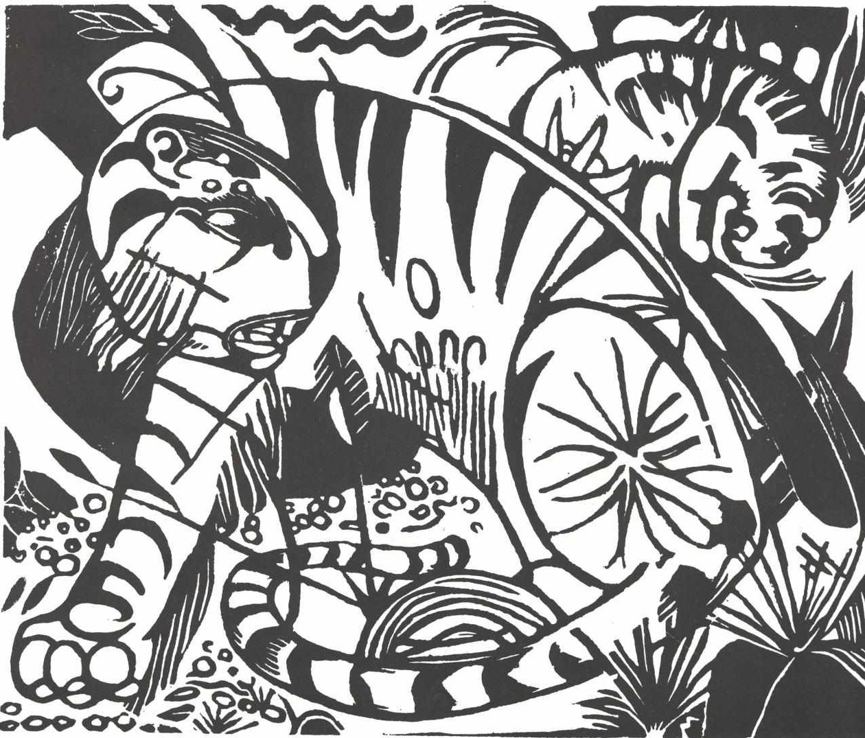 Tiger af Franz Marc