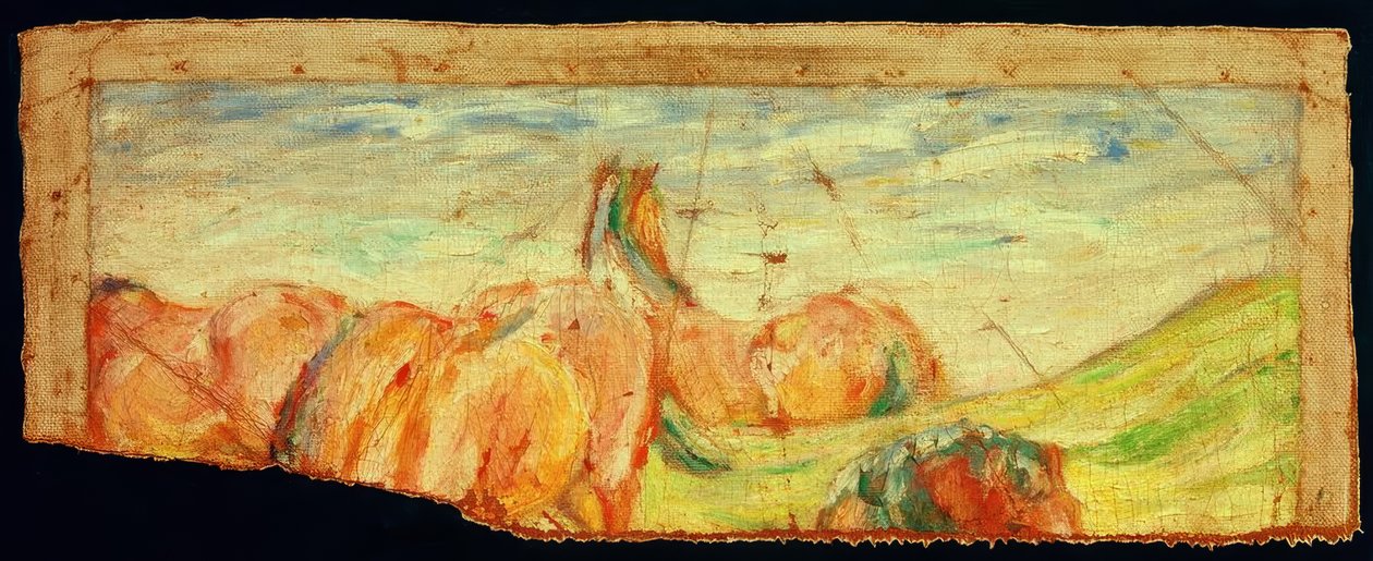 Græssende heste II af Franz Marc
