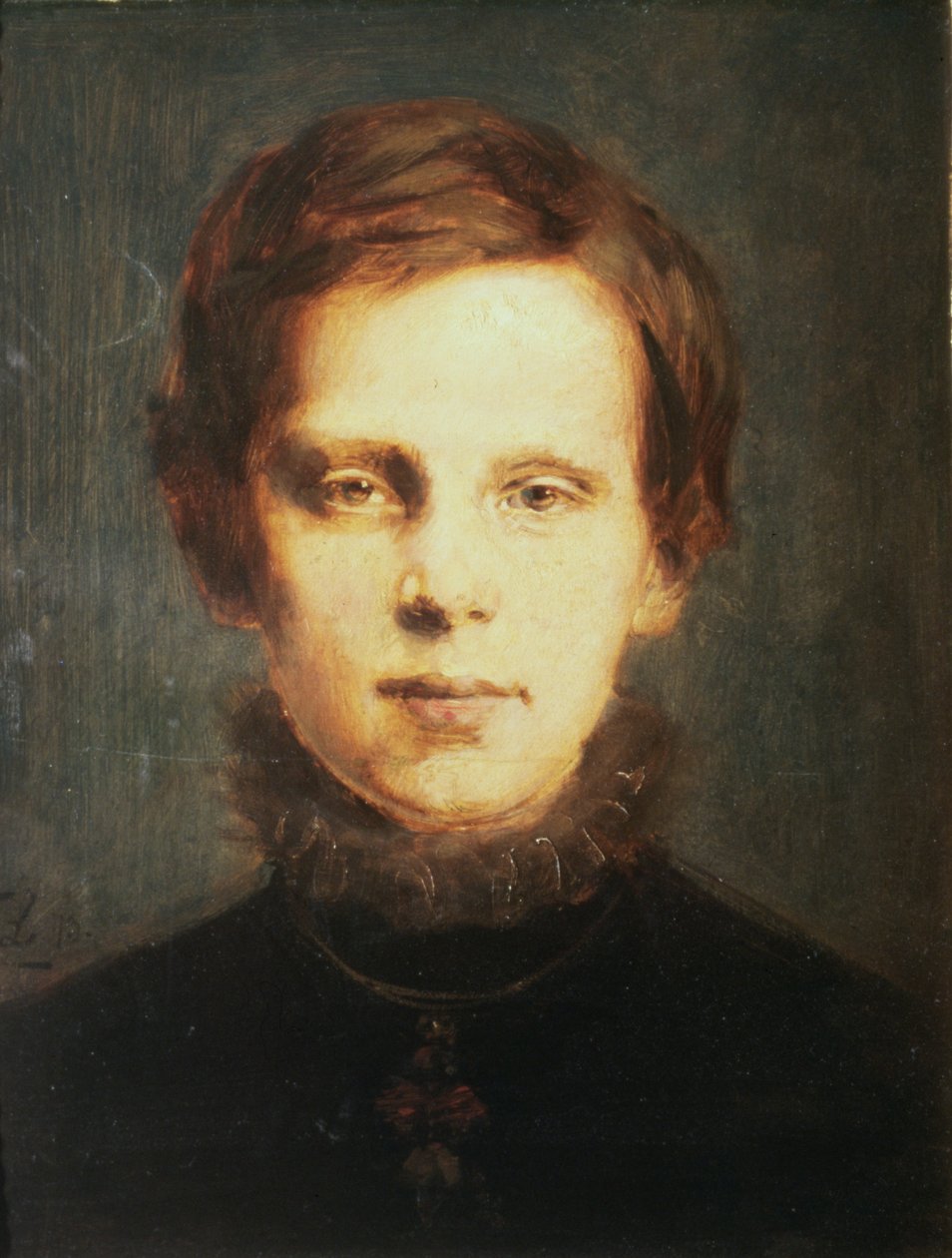 Kronprins Rudolf, 1873 (olie på træ) af Franz Seraph von Lenbach
