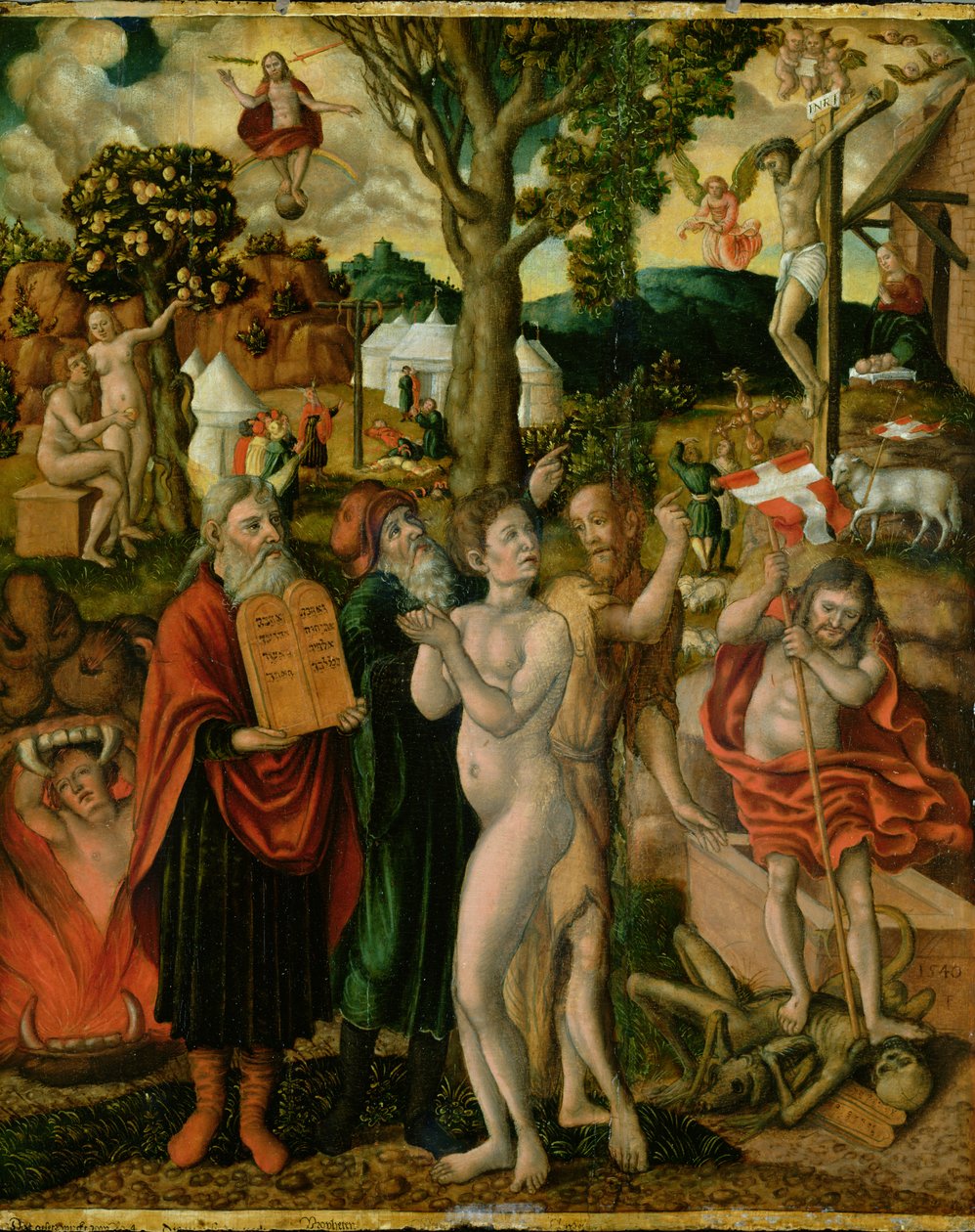 Fald og forløsning, 1540 af Franz Timmermann