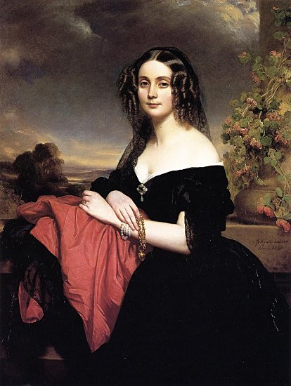 Claire de Bearn af Franz Xaver Winterhalter