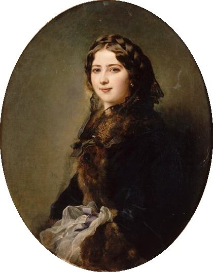 Liza Przezdziecka af Franz Xaver Winterhalter