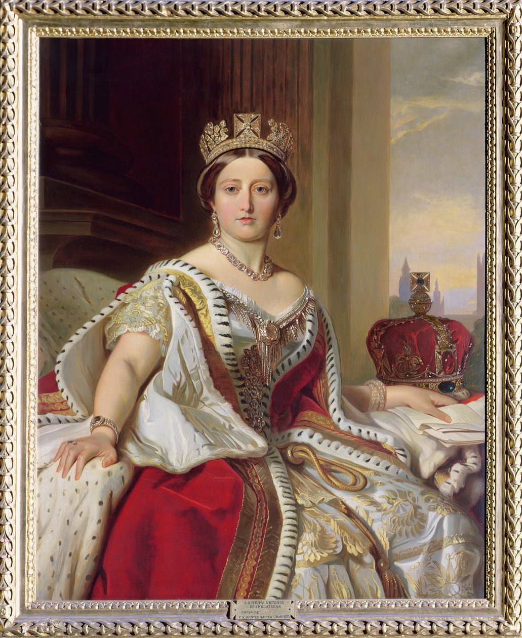 Portræt af dronning Victoria (1819-1901) 1859 af Franz Xaver Winterhalter