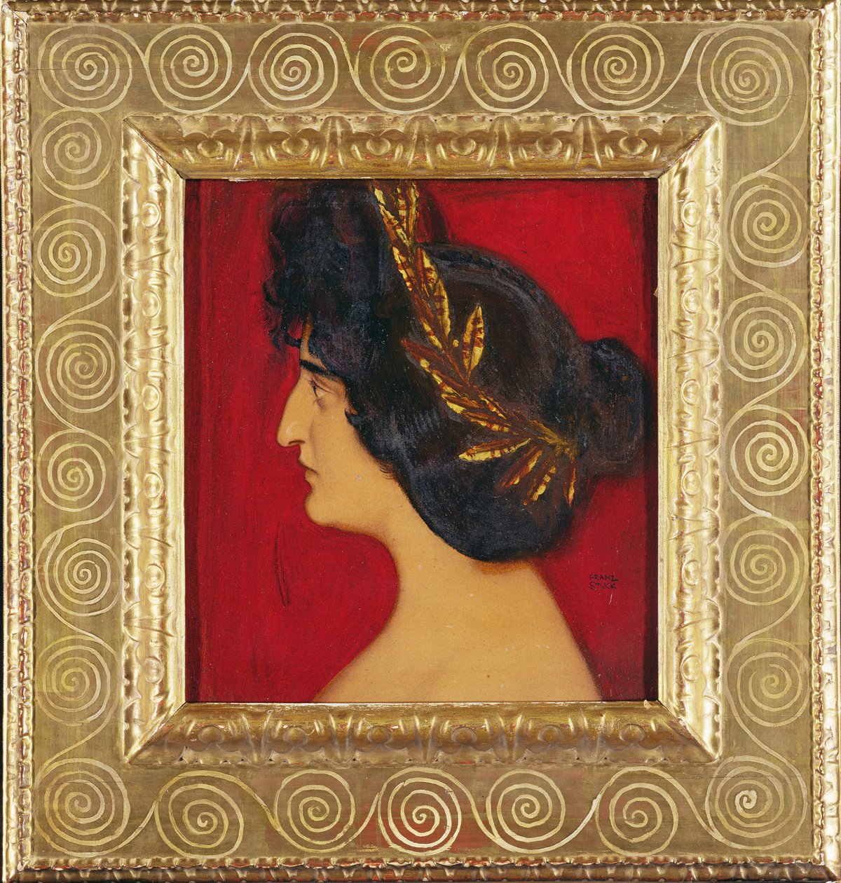 romersk kvinde af Franz von Stuck