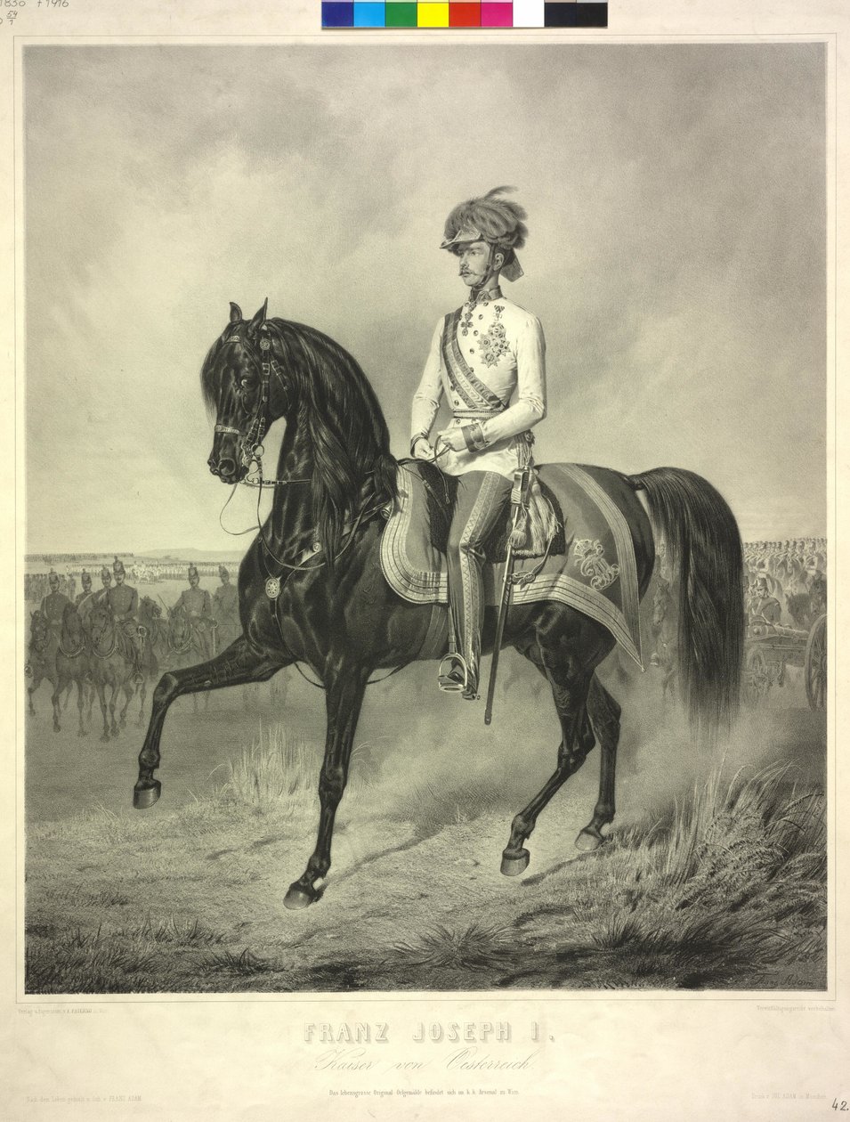 Kejser af Østrig Franz Joseph I af Franz Adam