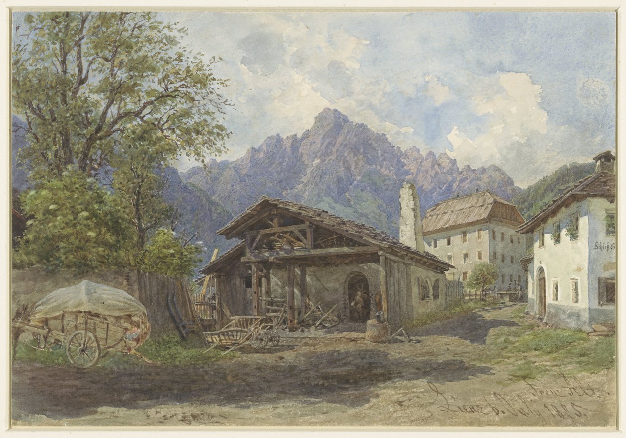 Ansigt til Lienz af Franz Alt