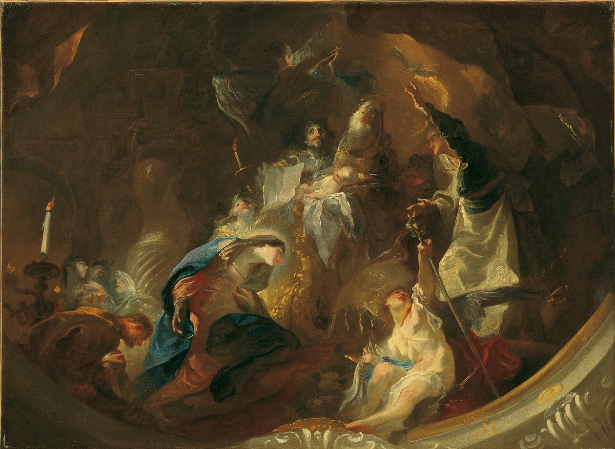 Offer i templet af Franz Anton Maulbertsch