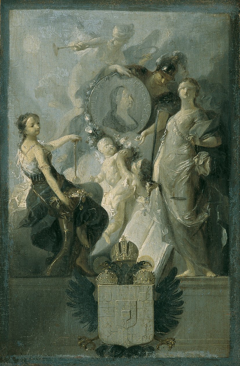 Hyldest til kejserinde Maria Theresia af Franz Anton Maulbertsch