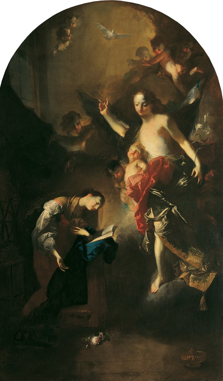 Bebudelse til Maria af Franz Anton Maulbertsch