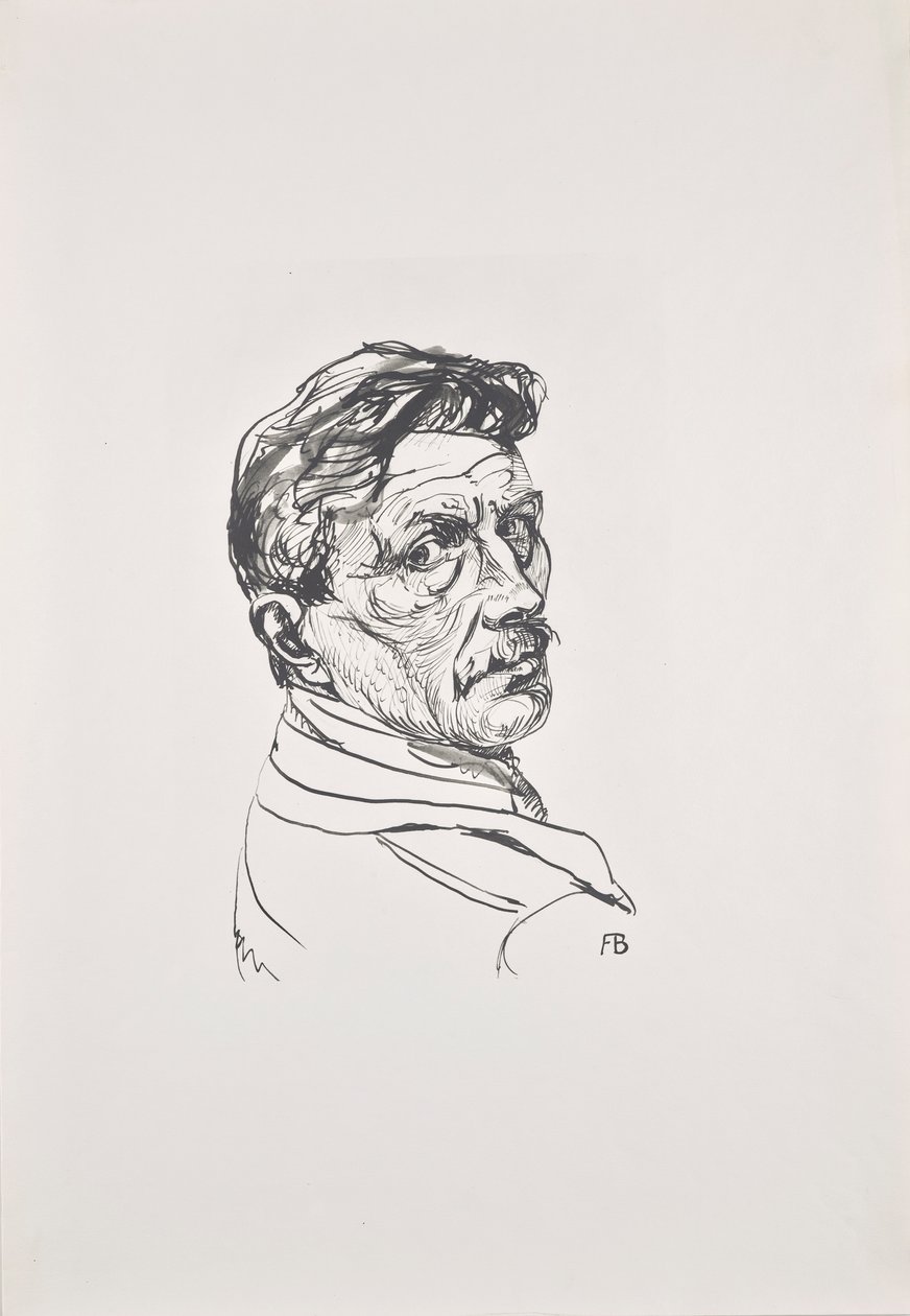 selvportræt af Franz Barwig d. Ä.
