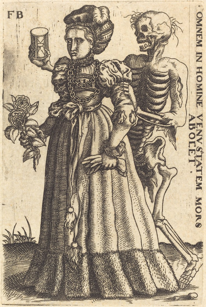Kvinde og Død af Franz Brun