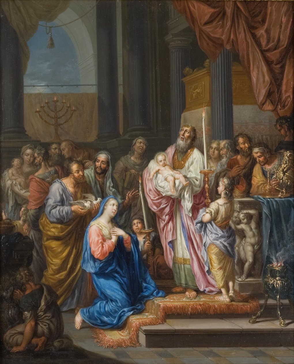 Offer i templet af Franz Christoph Janneck