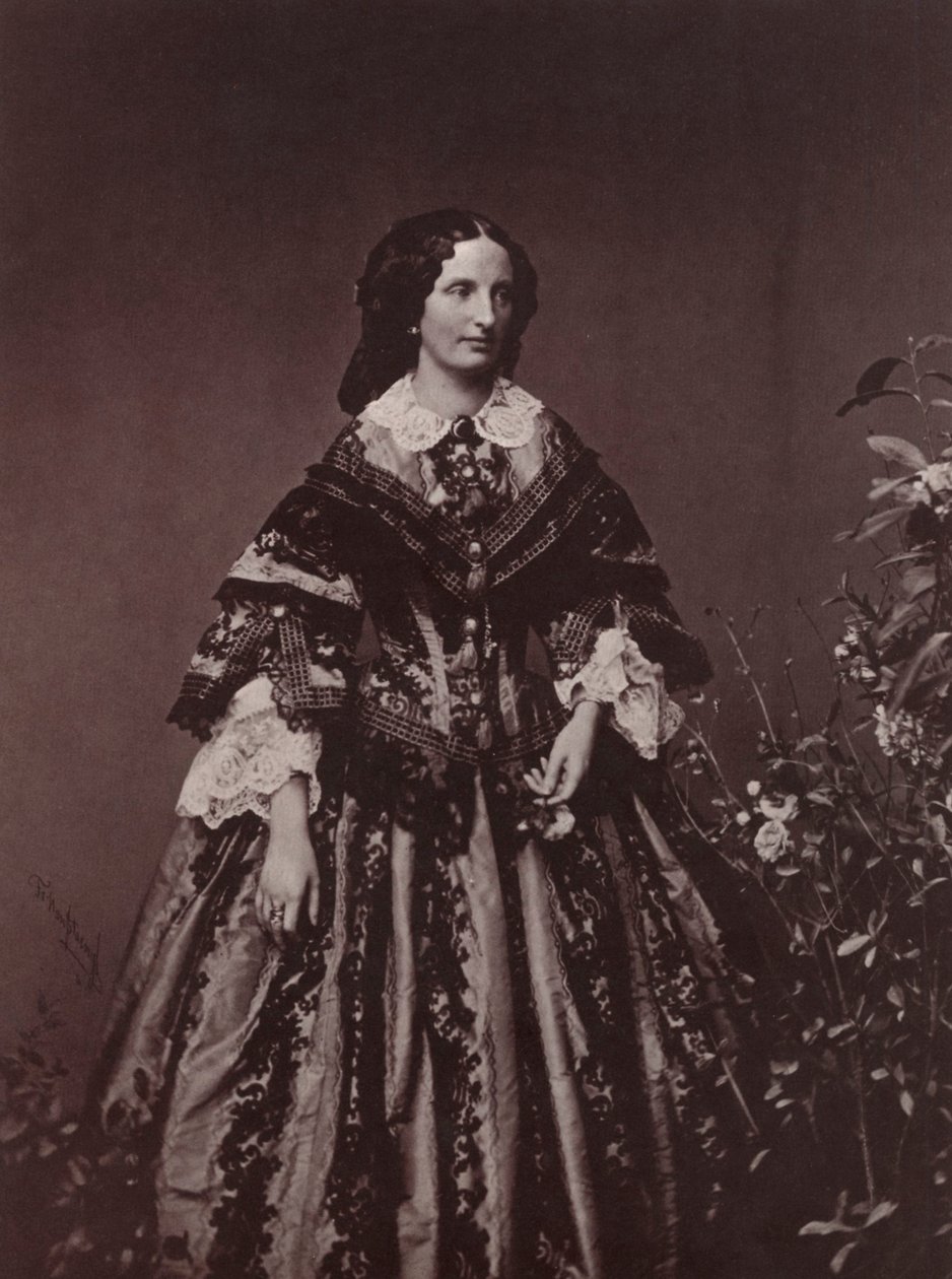 Kejserinde Elisabeth af Østrig, 1800-tallet af Franz Hanfstaengl