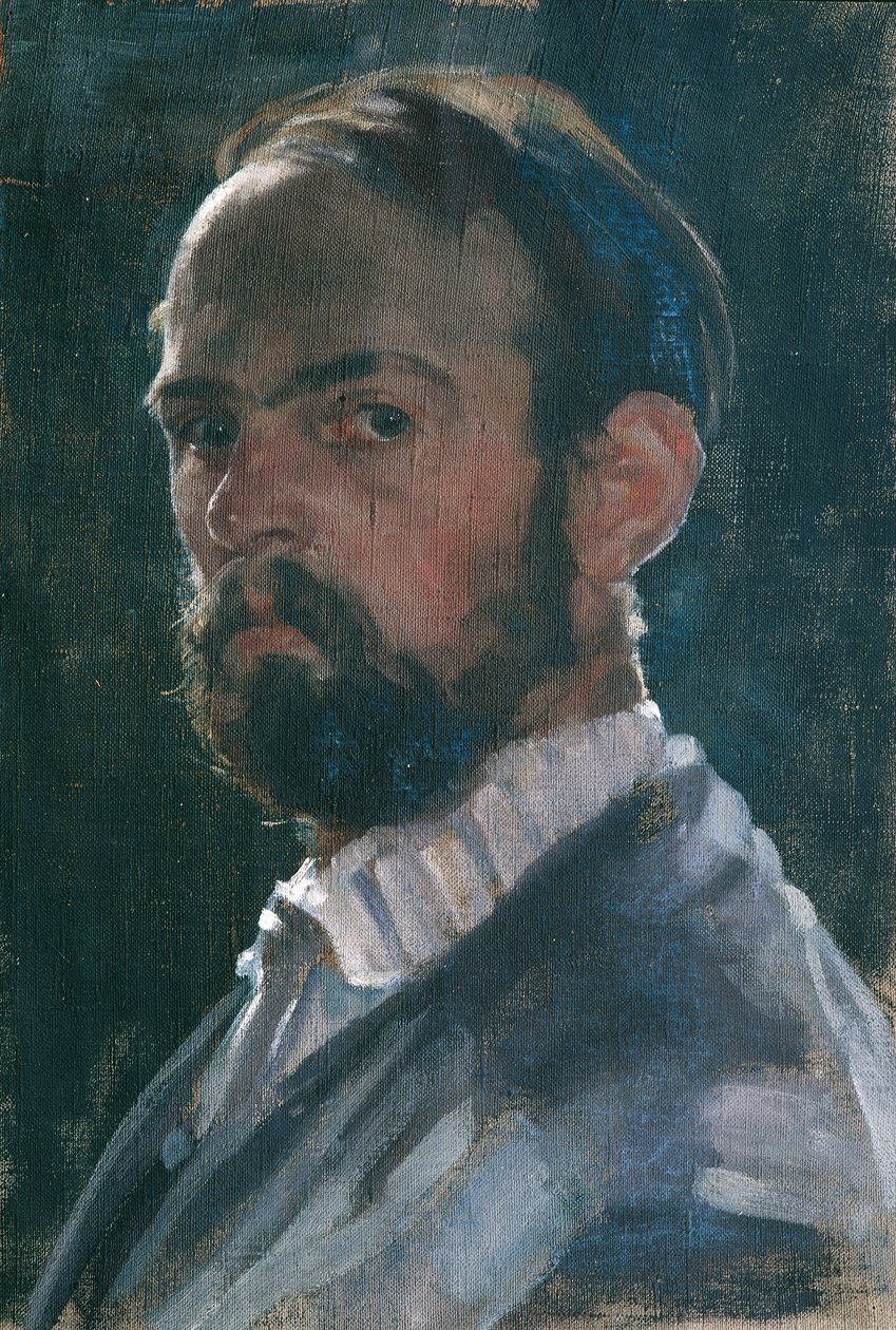 selvportræt af Franz Hofer