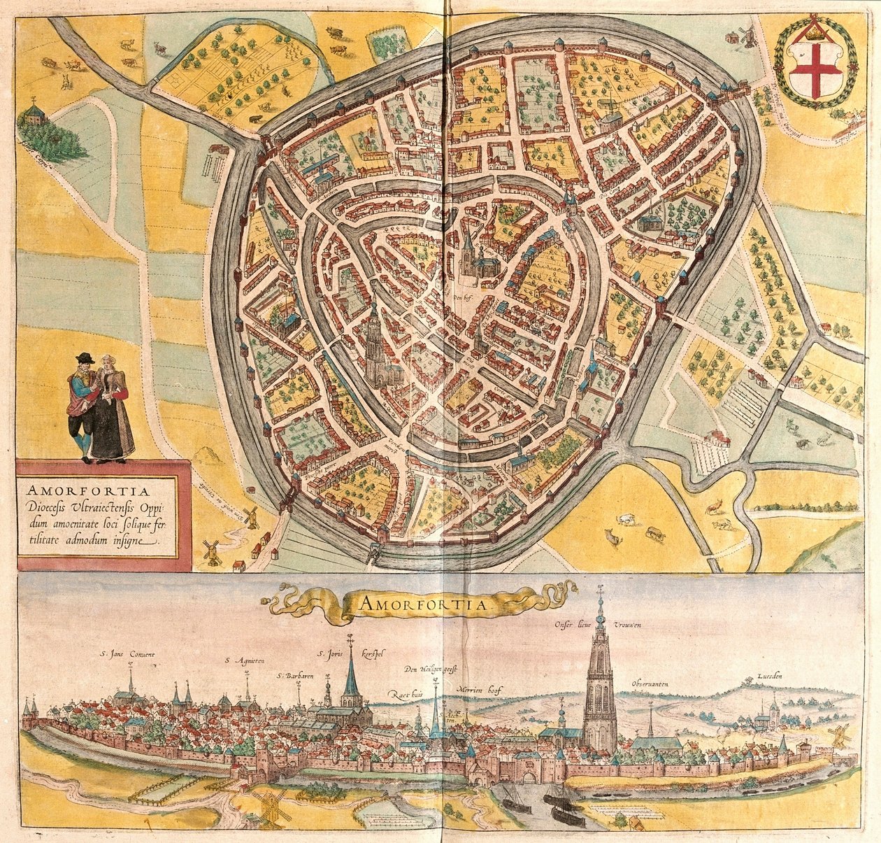 Amersfoort, Holland af Franz Hogenberg