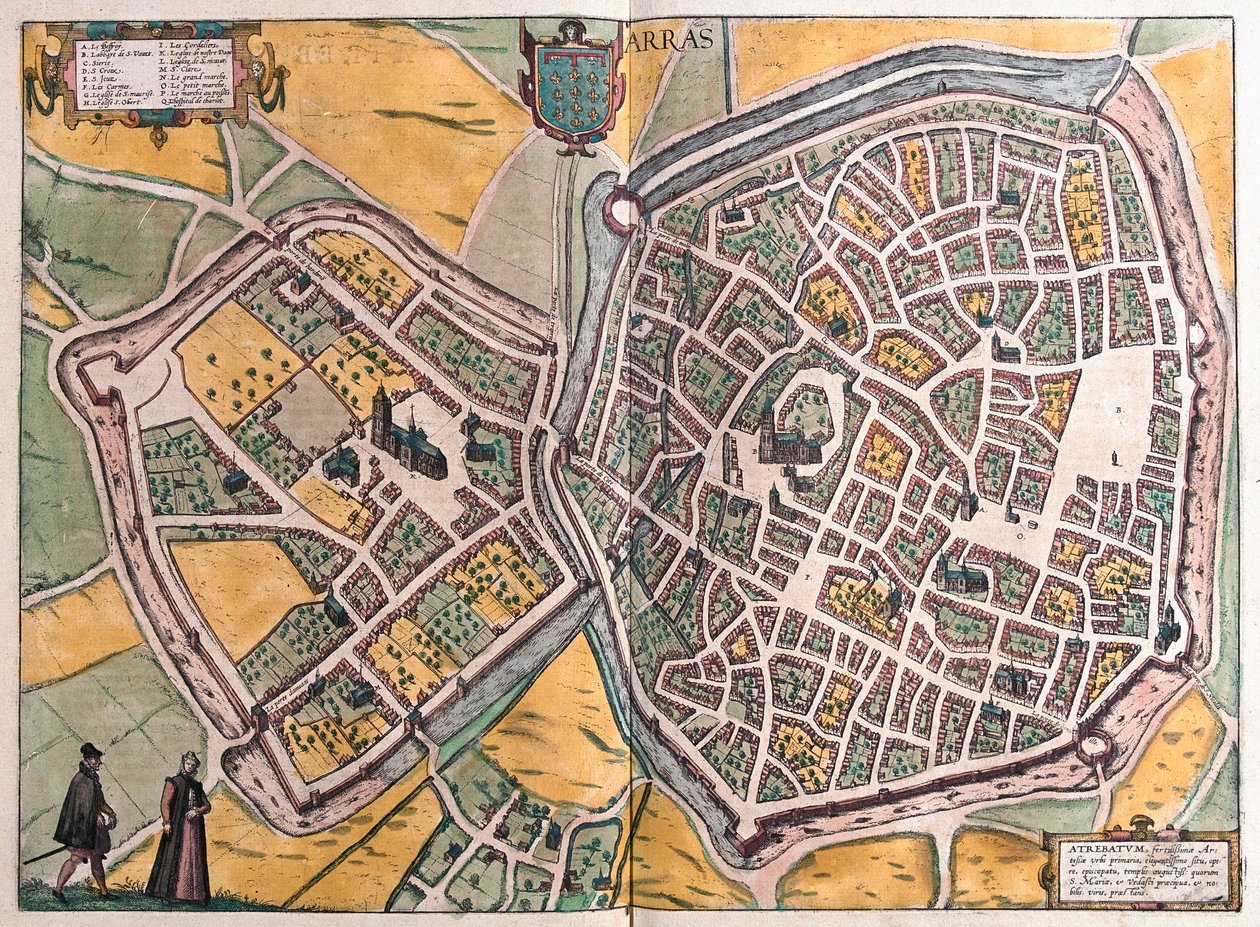 Arras - Nordfrankrig af Franz Hogenberg