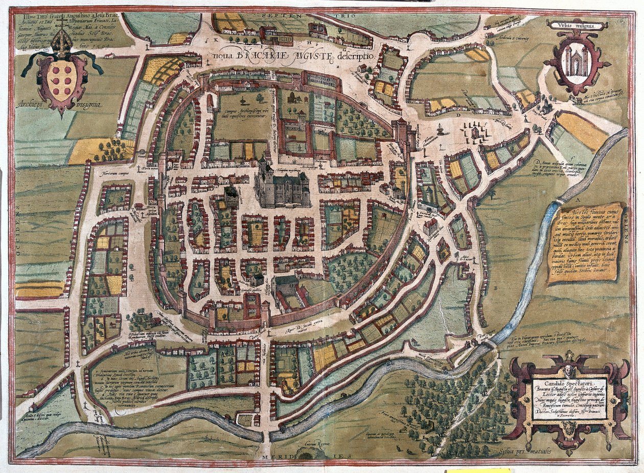 Braga, Portugal af Franz Hogenberg