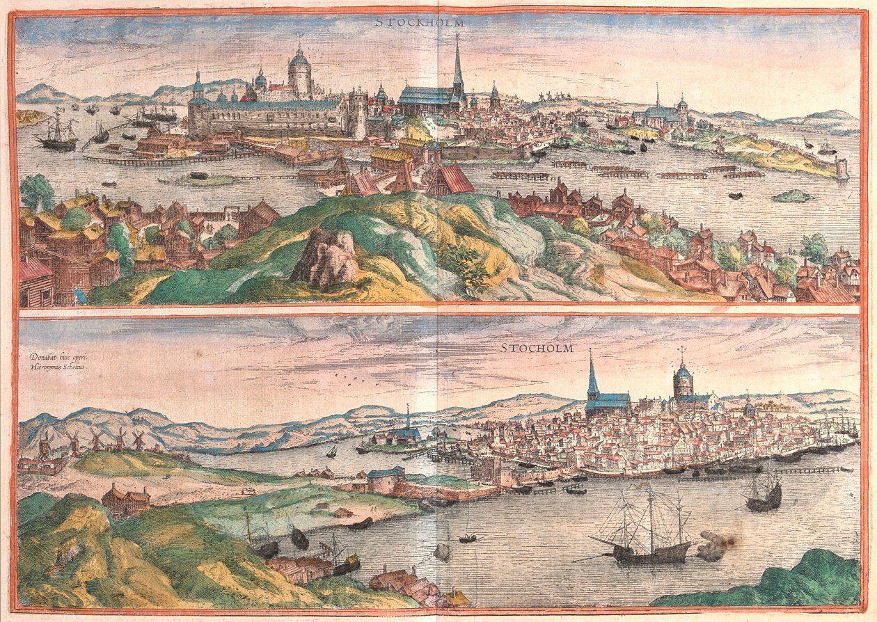 Stockholm, Sverige (gravering af Franz Hogenberg