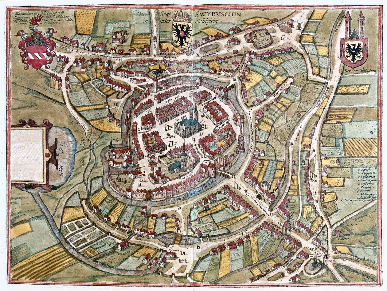 Swiebodzin, Polen (gravering af Franz Hogenberg