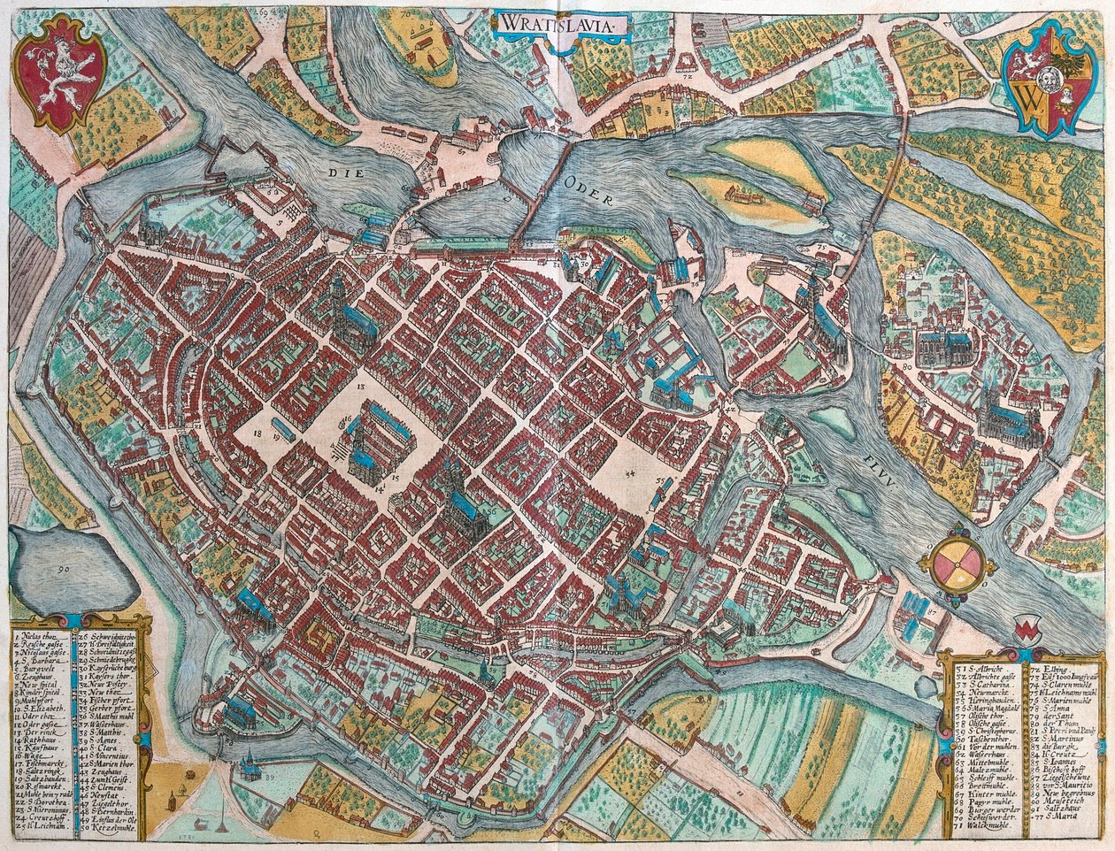 Wroclaw, Polen af Franz Hogenberg