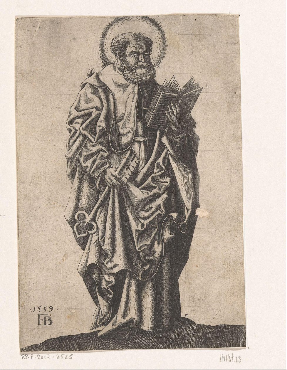 Sankt Peter af Franz Isaac Brun