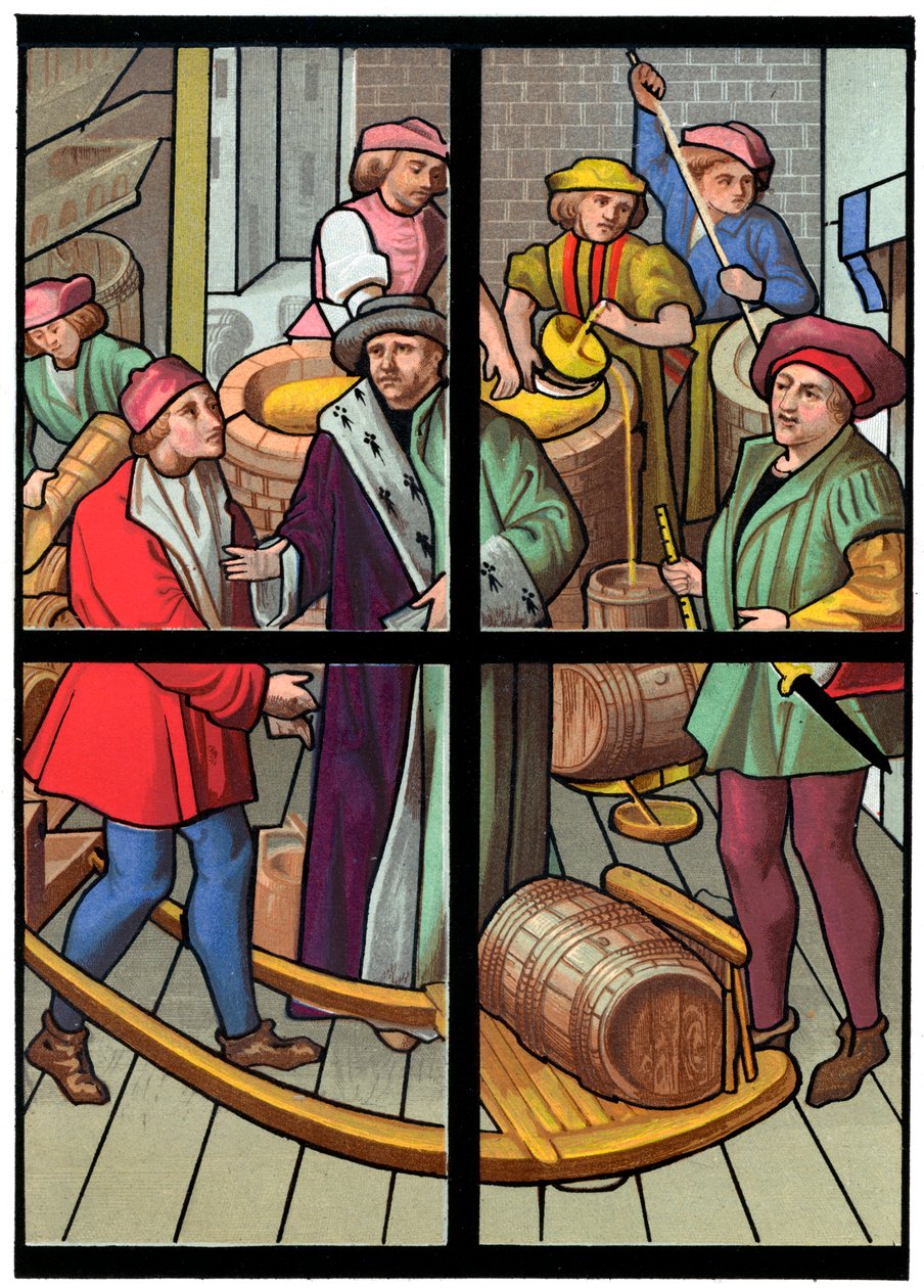 Et bryggeri, 1400-tallet 1849. af Franz Kellerhoven