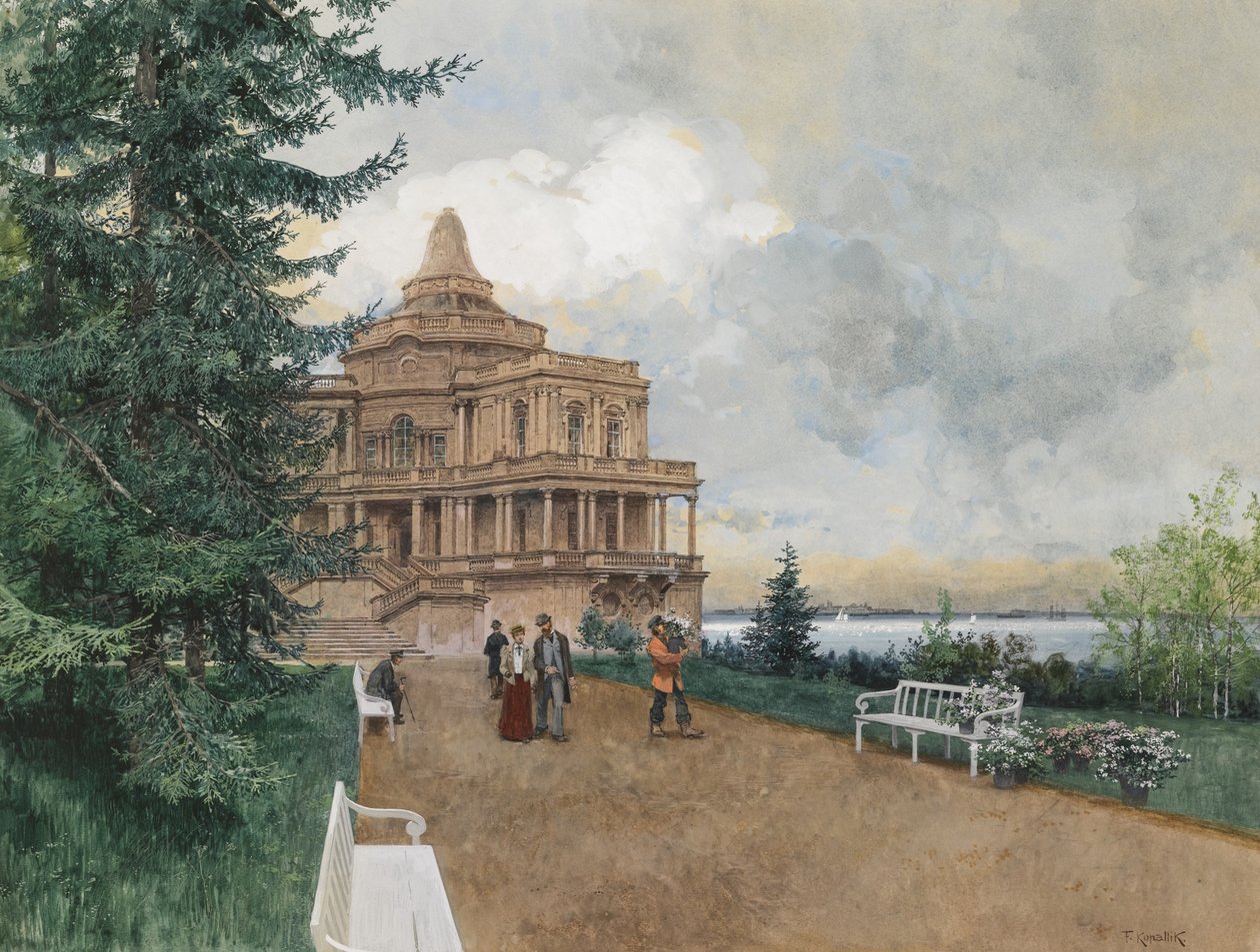 Oranienbaum, 1898 af Franz Kopallik