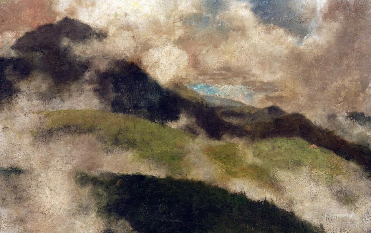 Stigende tåge af Franz Marc