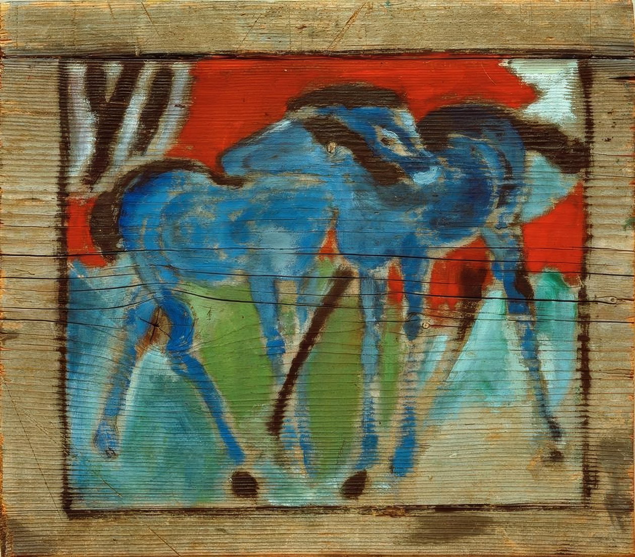 Blå føl af Franz Marc