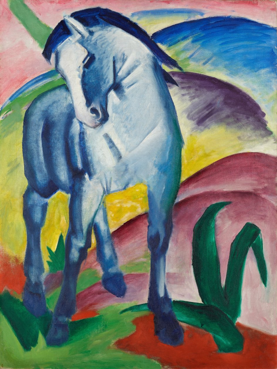 Blå hest I af Franz Marc