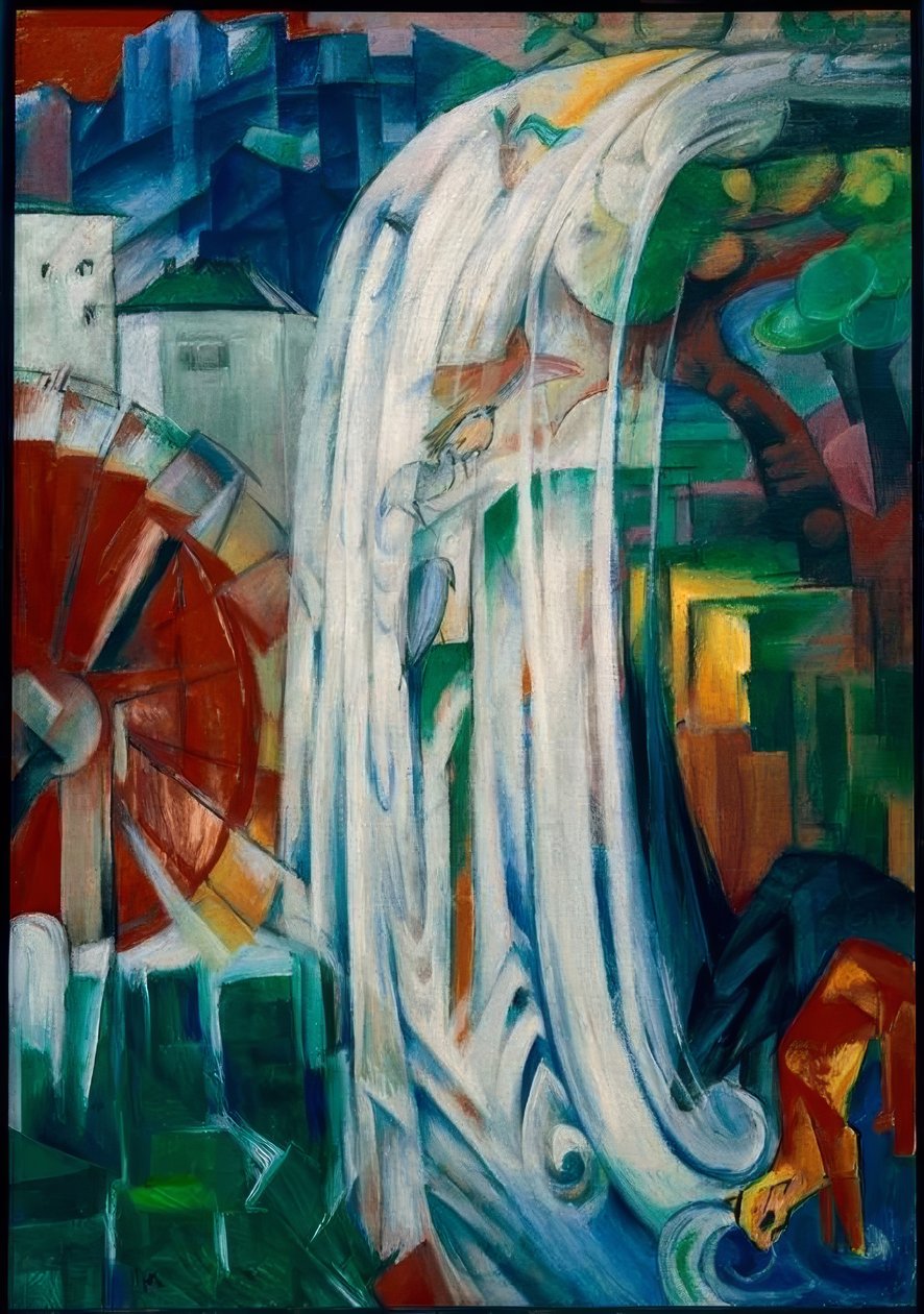 Den fortryllede mølle af Franz Marc