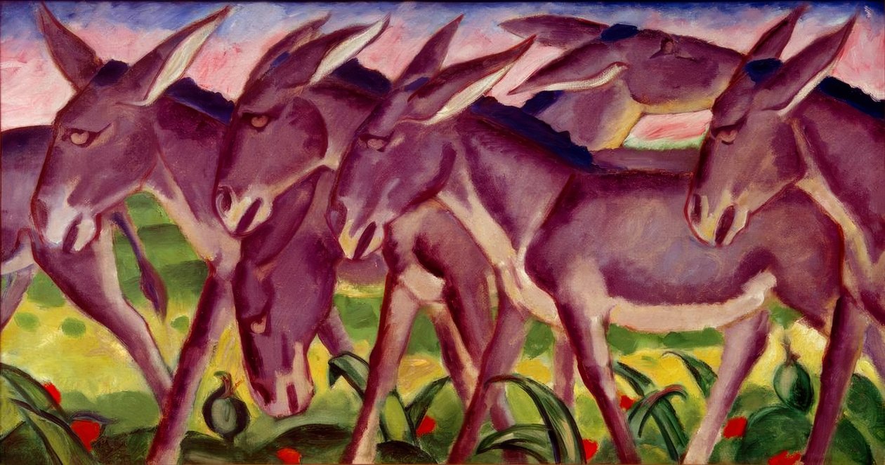 Eselsfries af Franz Marc