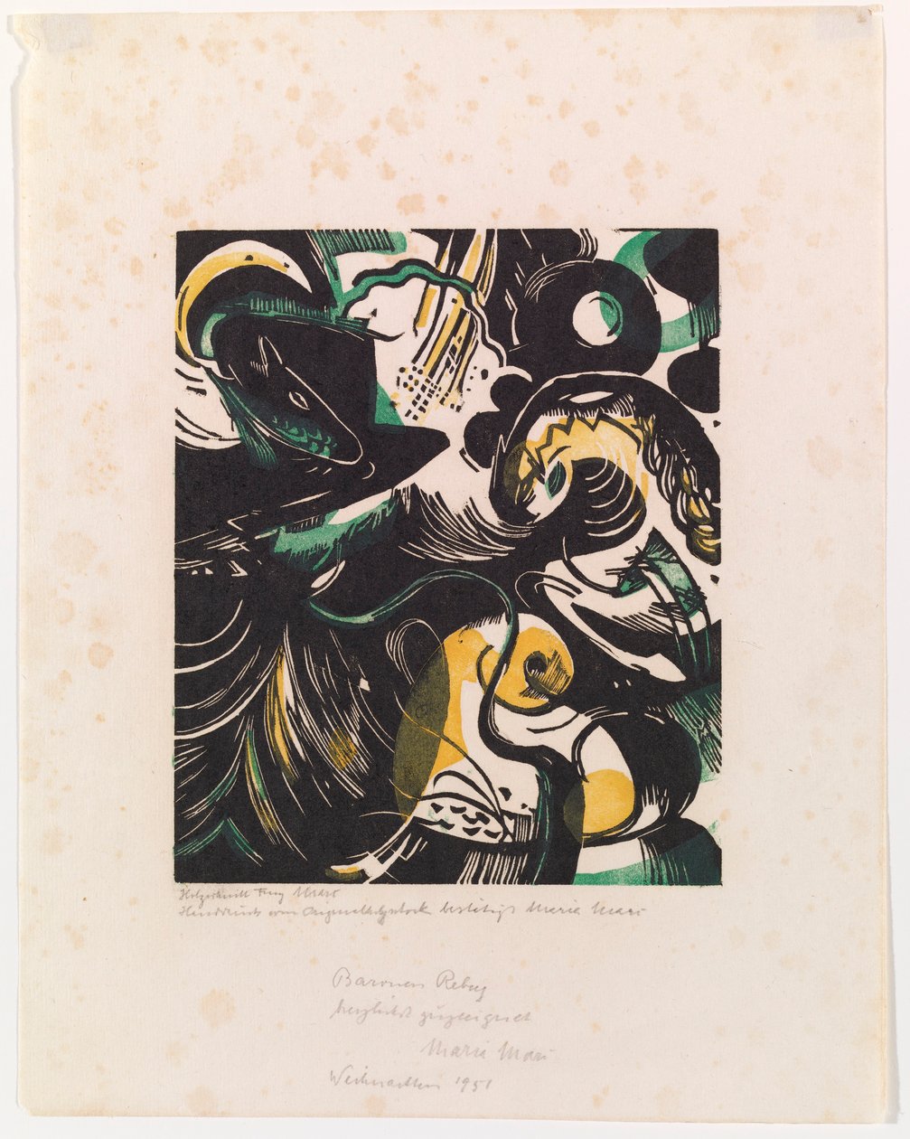 Genesis II af Franz Marc