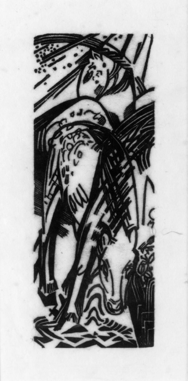 Hestedrikning af Franz Marc