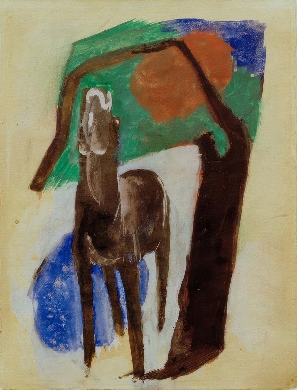 Klagende hest af Franz Marc