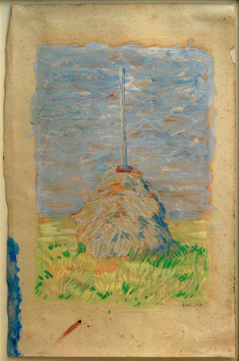 Lille rørskov i nærheden af Brunnenbach af Franz Marc