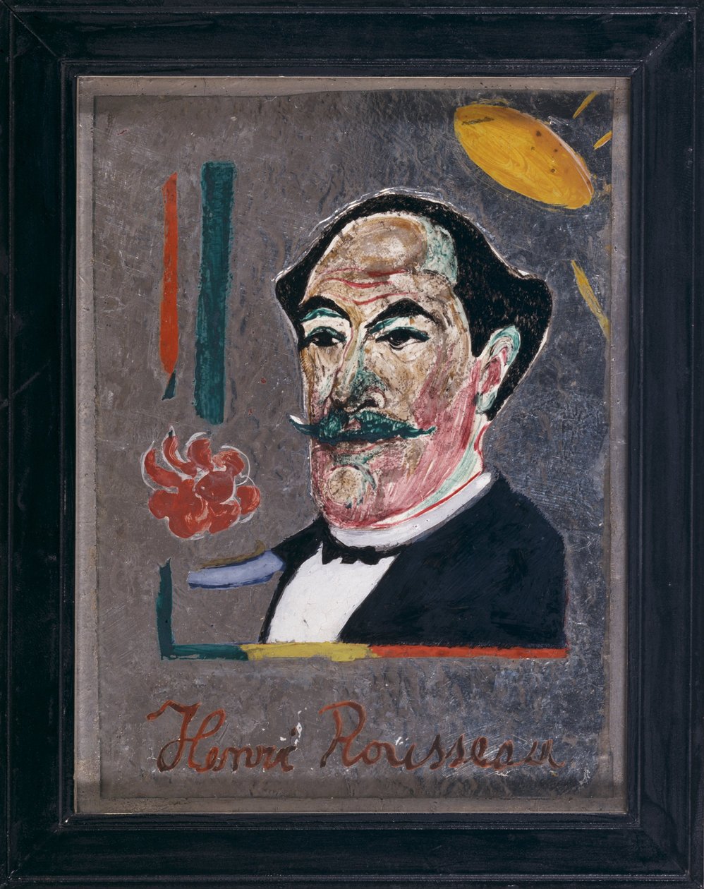 Portræt af Henri Rousseau af Franz Marc