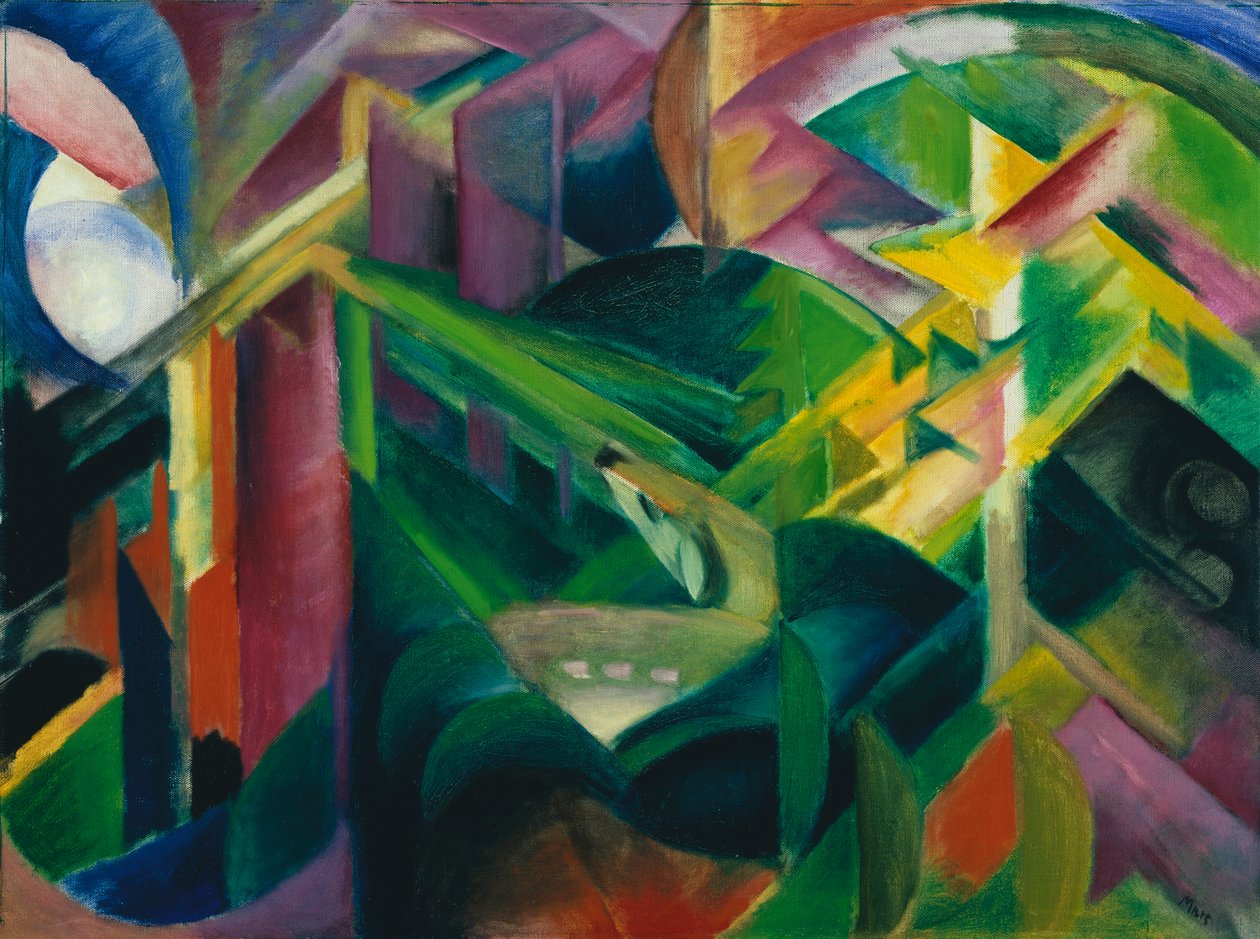 Rådyr i klosterhaven af Franz Marc