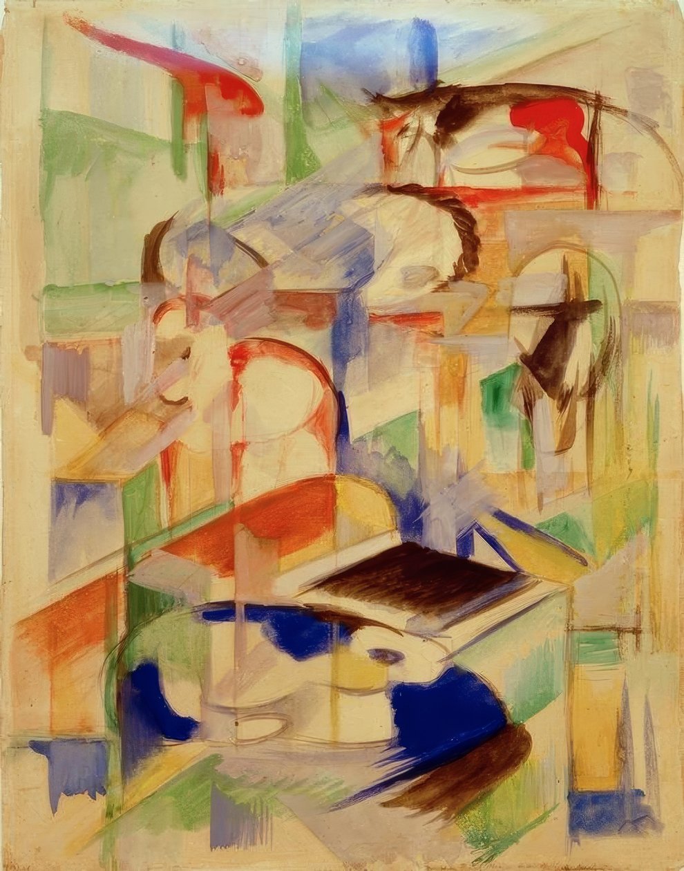 Dyresammensætning af Franz Marc