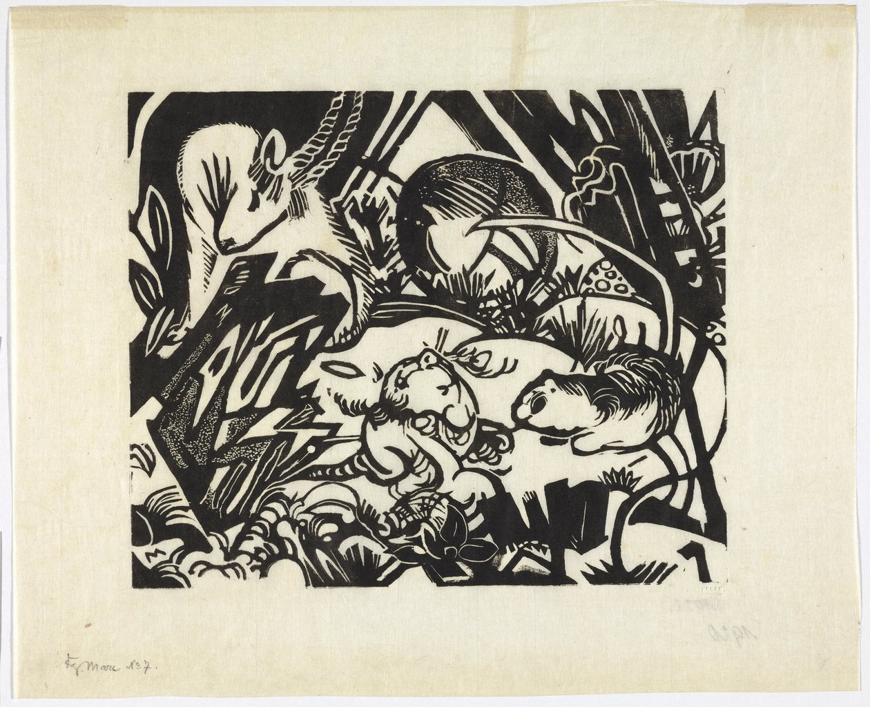 Tier Legend af Franz Marc