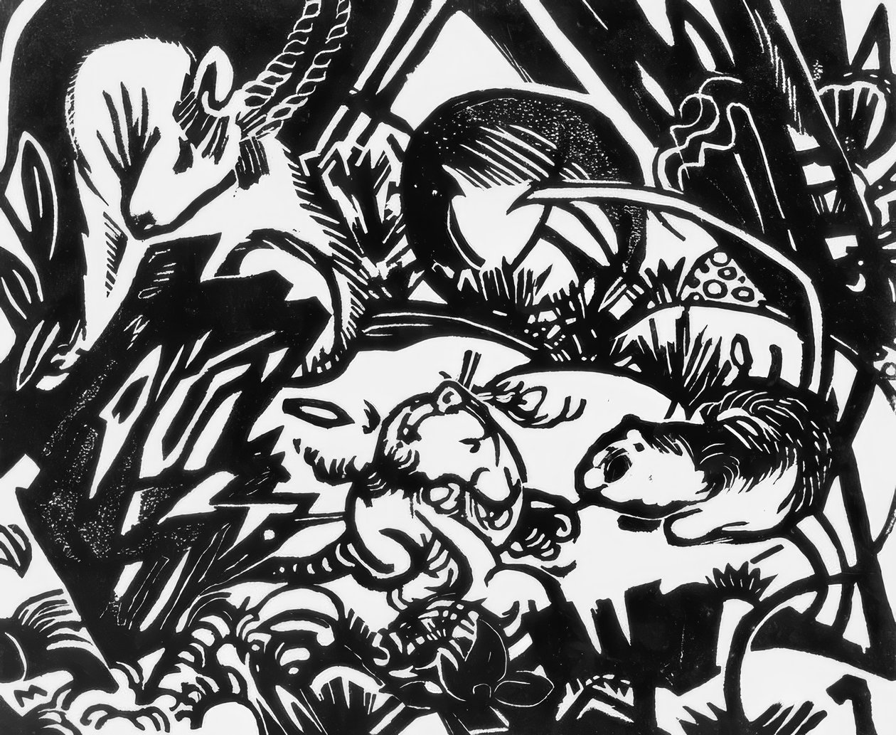 Animal legende af Franz Marc