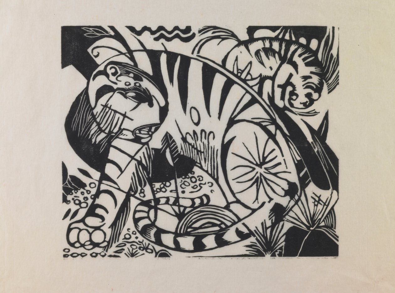 Tiger af Franz Marc