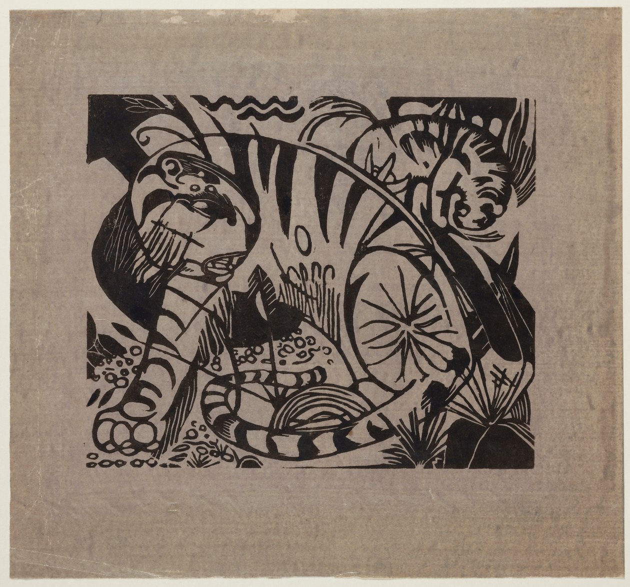 Tigre af Franz Marc