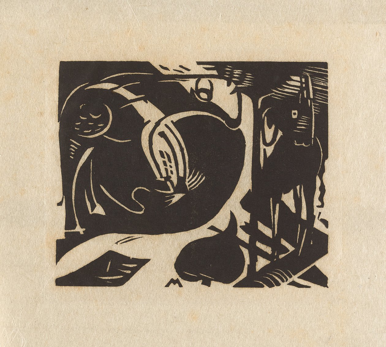 To mytiske dyr af Franz Marc