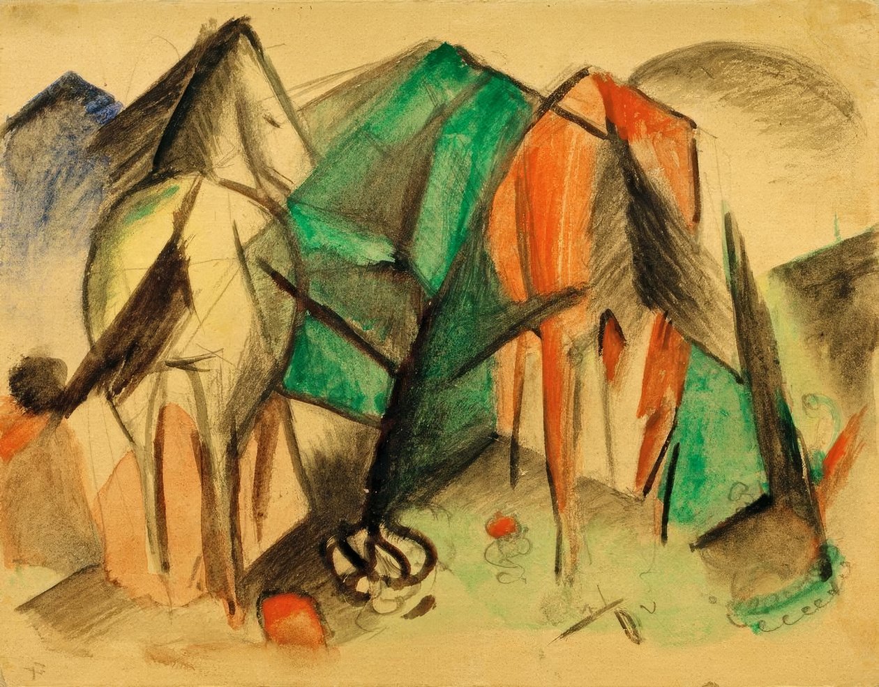To heste af Franz Marc