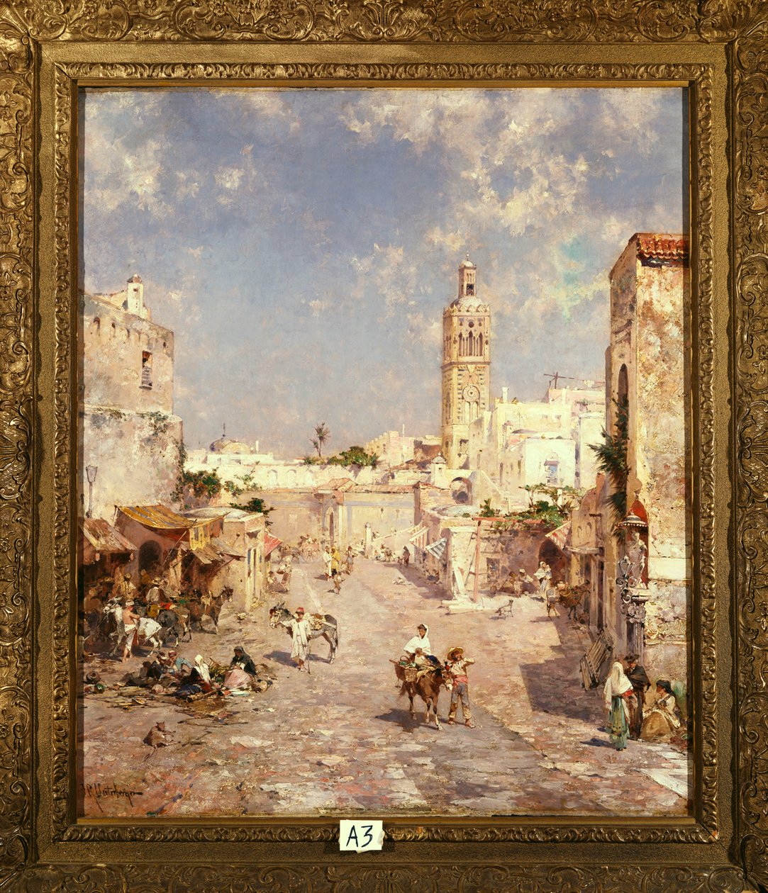Figurer i en maurisk by af Franz Richard Unterberger