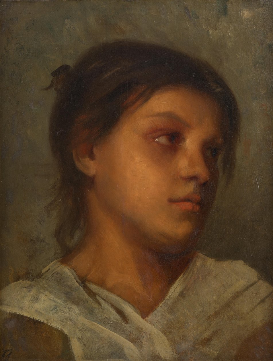 Portræt af en pige af Franz Rumpler