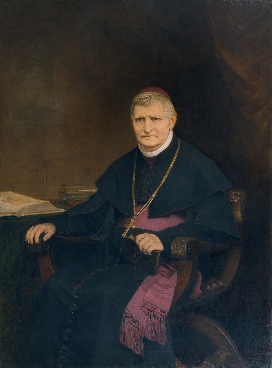 Kardinal Johann Rudolf Kutschker af Franz Rumpler
