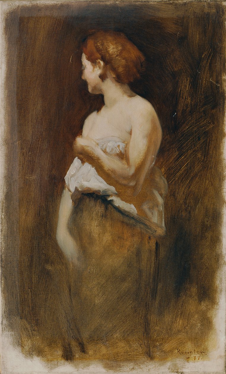 kvindelig nøgen af Franz Rumpler