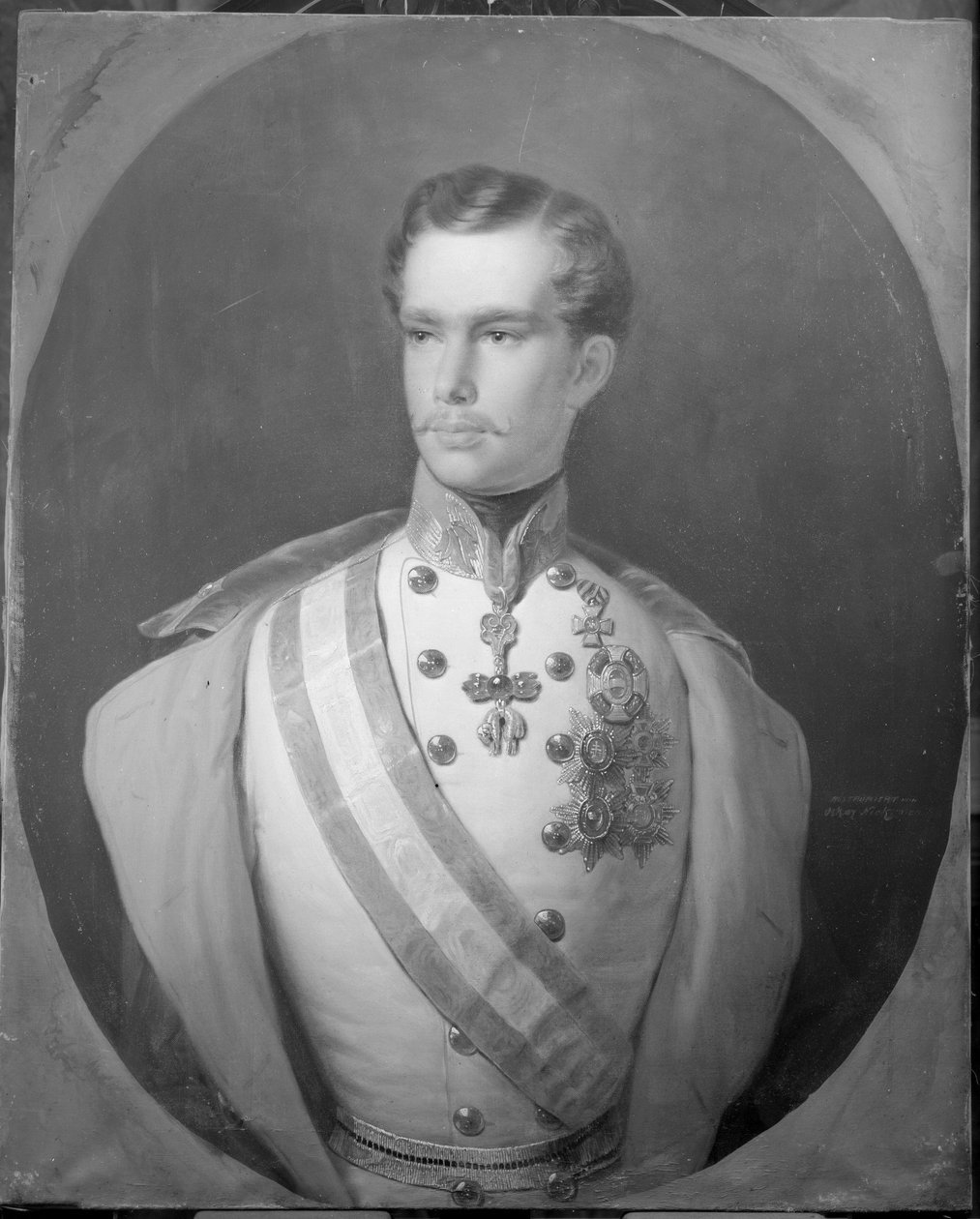 Kejser af Østrig Franz Joseph I af Franz Schrotzberg